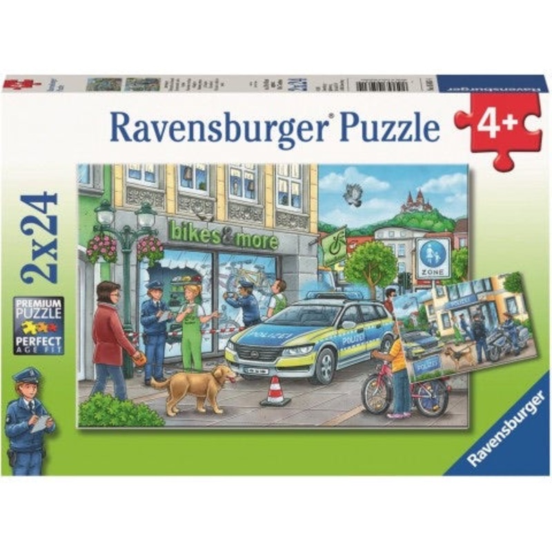Puzzle 2X24Pc Police At Work