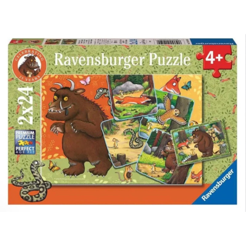 PUZZLE 2X24PC THE GRUFFALO