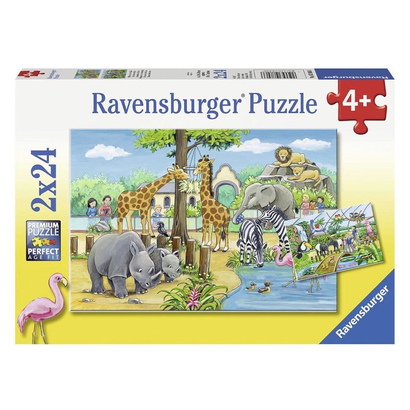 PUZZLE 2X24PC WELCOME TO THE ZOO