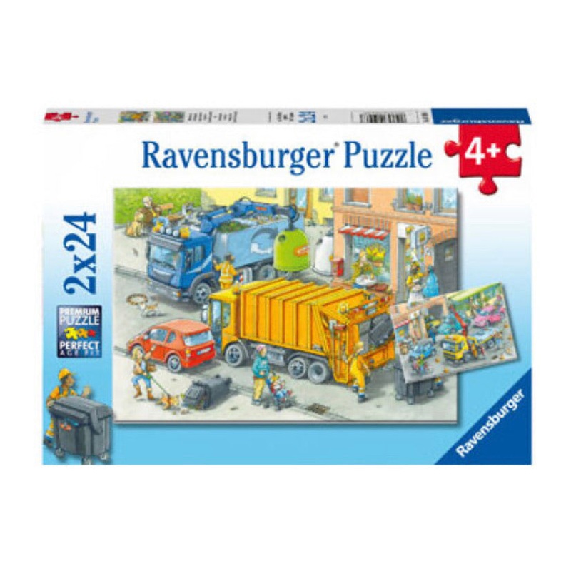 PUZZLE 2X24PC WORKING TRUCKS