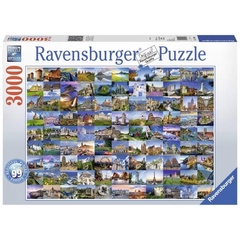 PUZZLE 3000PC 99 BEAUTIFUL PLACES OF EU
