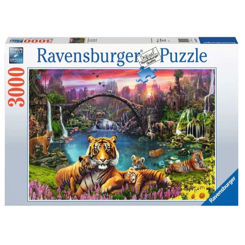 PUZZLE 3000PC TIGERS IN PARADISE