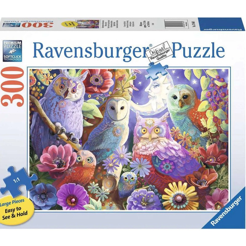 PUZZLE 300PC NIGHT OWL HOOT