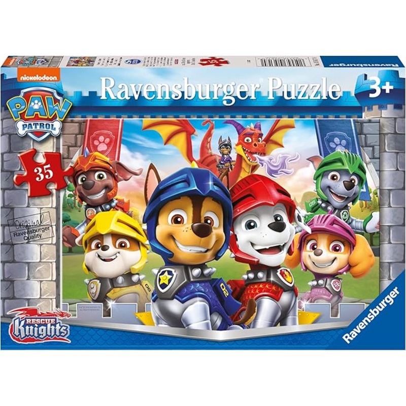 PUZZLE 35PC PAW PATROL RESCUE KINGHTS