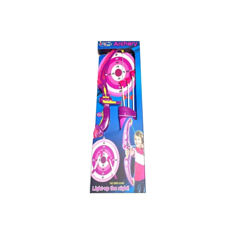 ARCHERY SET PINK LIGHTUP