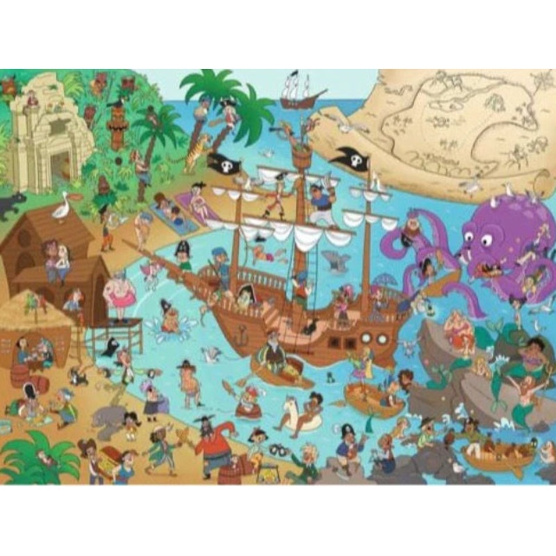 PUZZLE 150PC PIRATE ISLAND