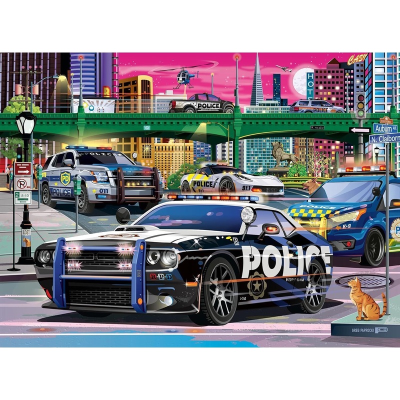 PUZZLE 150PC POLICE ON PATROL
