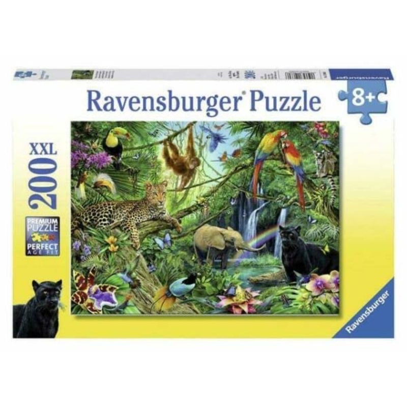 PUZZLE 200PC ANIMALS IN THE JUNGLE