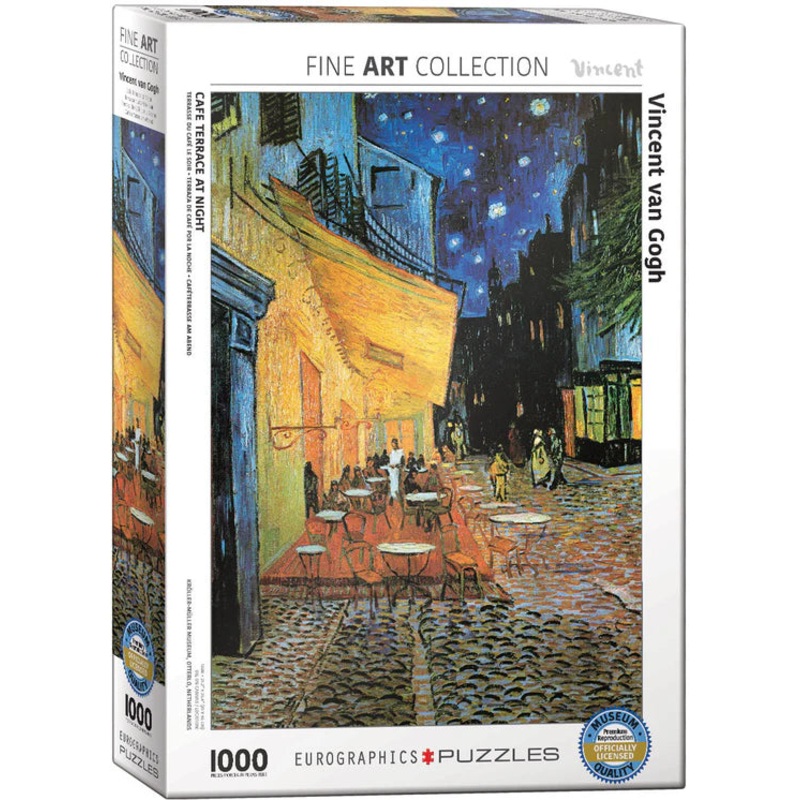 PUZZLE 1000PC VAN GOGH CAFE AT NIGHT