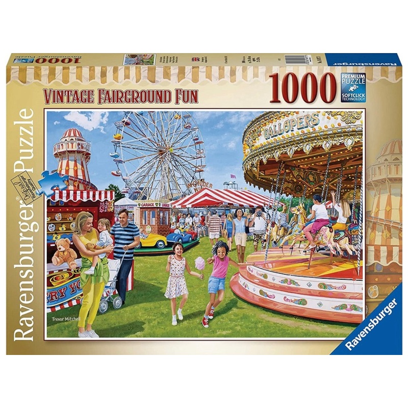 PUZZLE 1000PC VINTAGE FAIRGROUND FUN