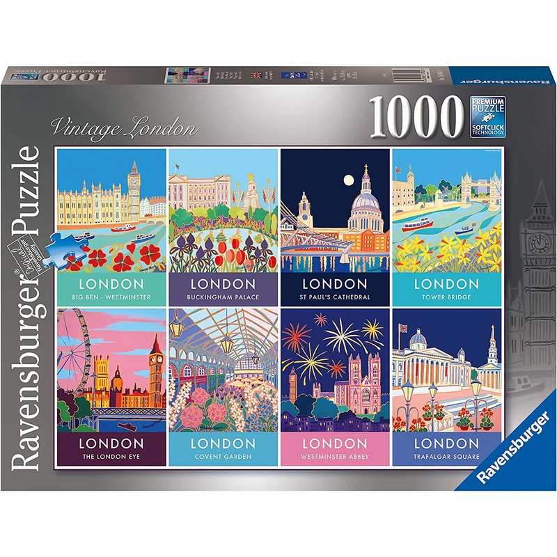 PUZZLE 1000PC VINTAGE LONDON NEW