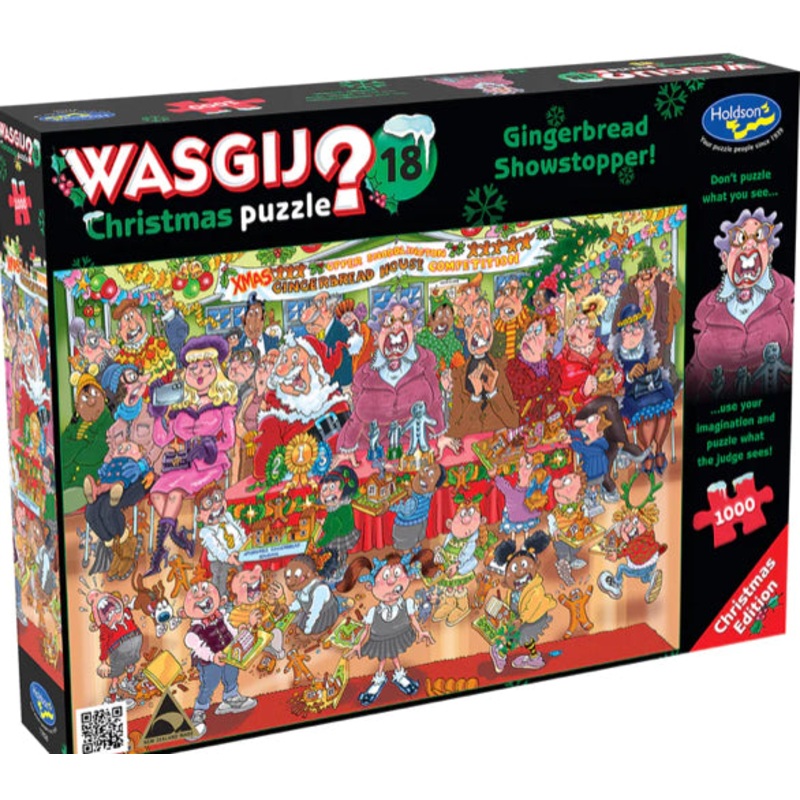 Puzzle 1000Pc Wasgij 18 Xmas Gingerbread