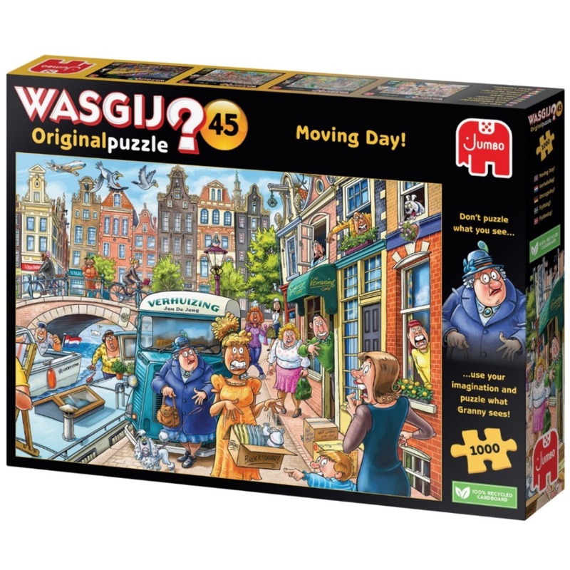 PUZZLE 1000PC WASGIJ #45 ORIG MOVING DAY