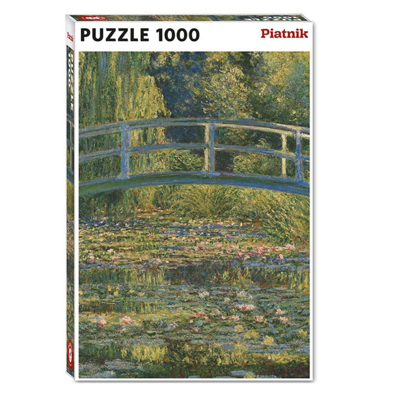 PUZZLE 1000PC WATERLILLY POND MONET