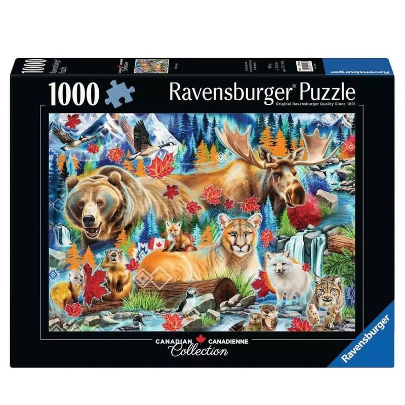 PUZZLE 1000PC WILD CANADA
