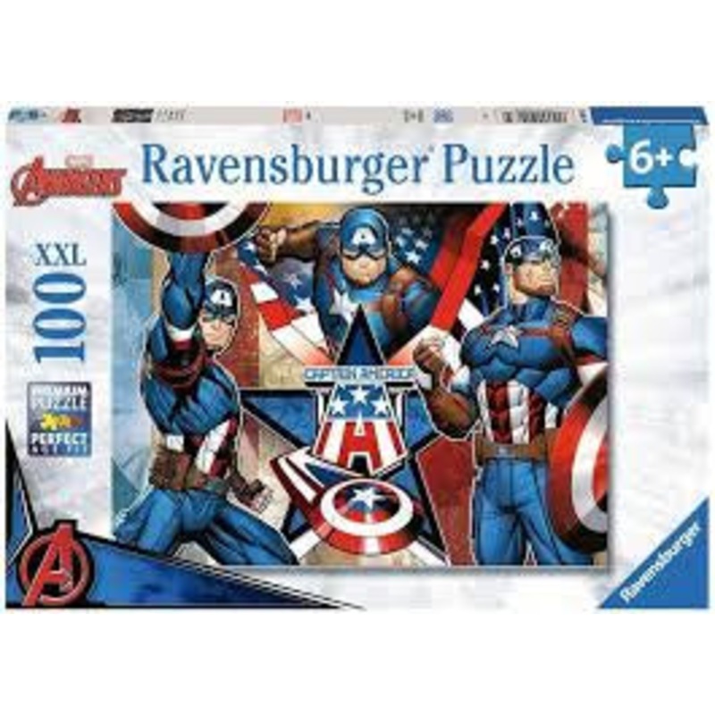 PUZZLE 100PC MARVEL CAPTAIN AMERICA