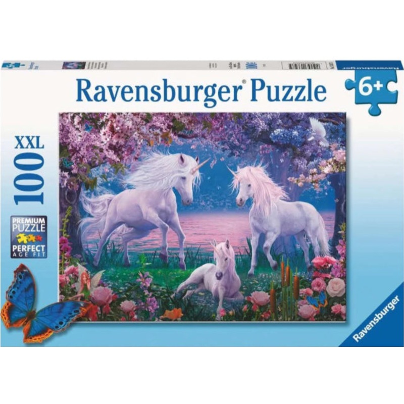 PUZZLE 100PC UNICORN GROVE