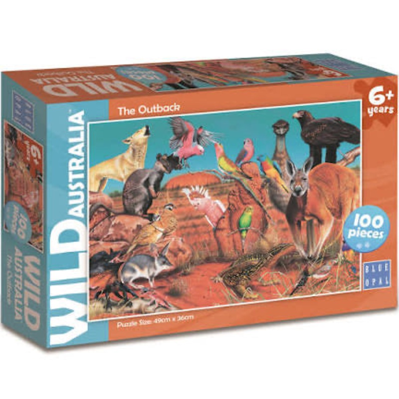 PUZZLE 100PC WILD AUST THE OUTBACK