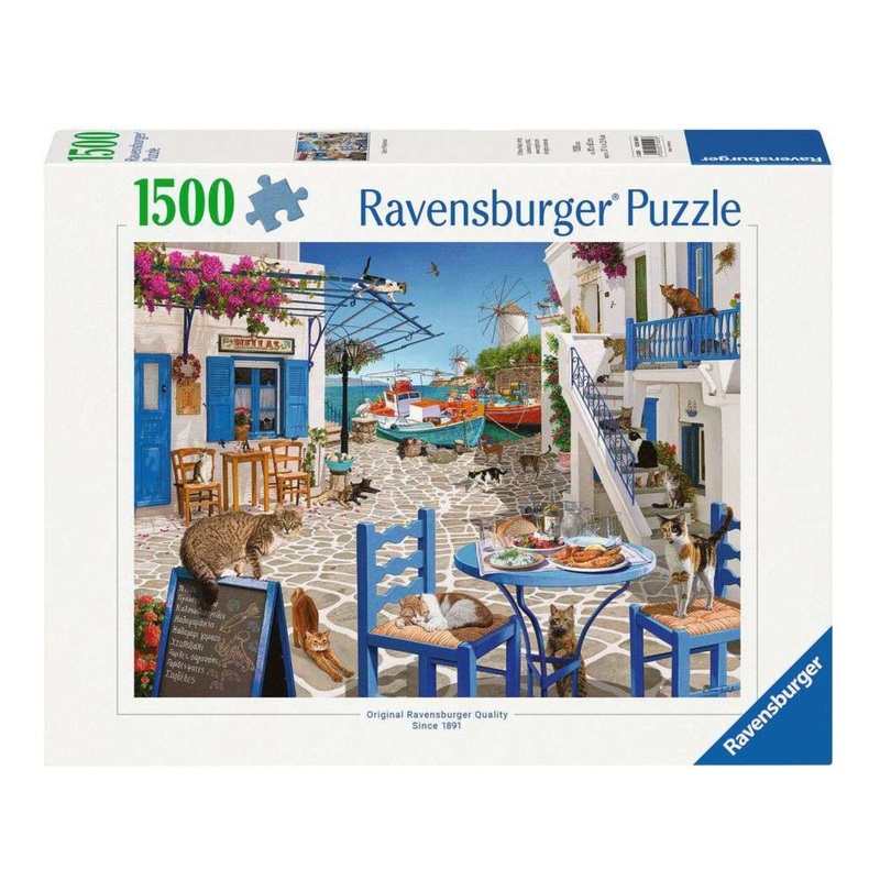 PUZZLE 1500PC CATS OF MYKONOS