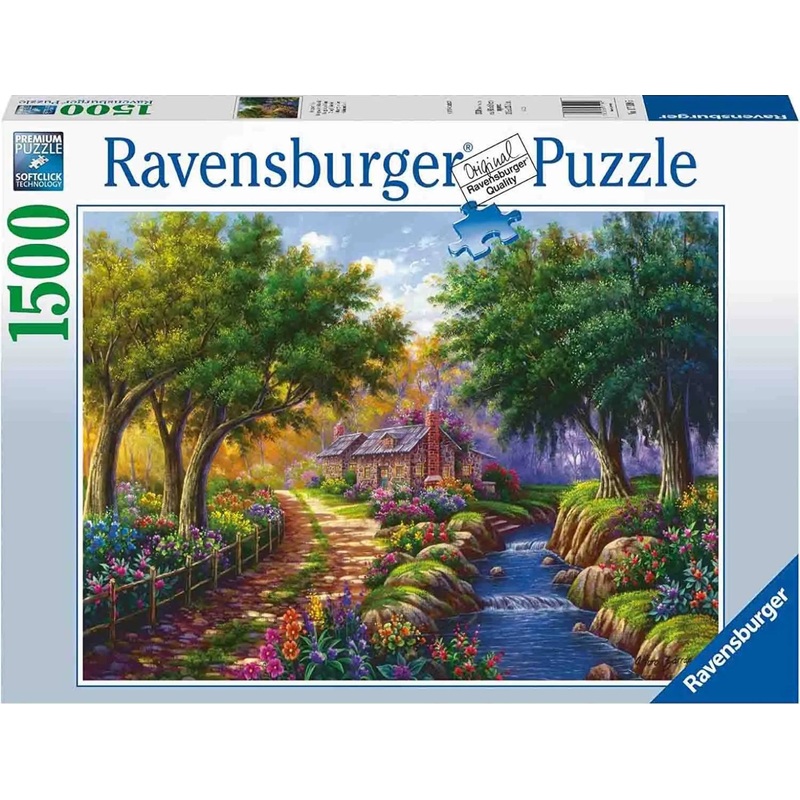 Puzzle 1500Pc Cottage By The River