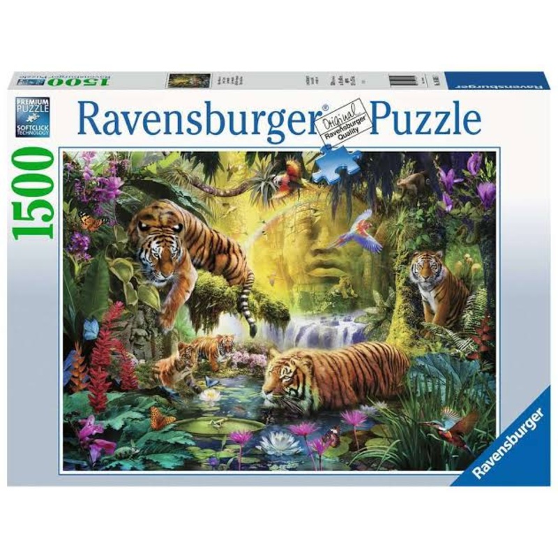 Puzzle 1500Pc Tranquil Tigers