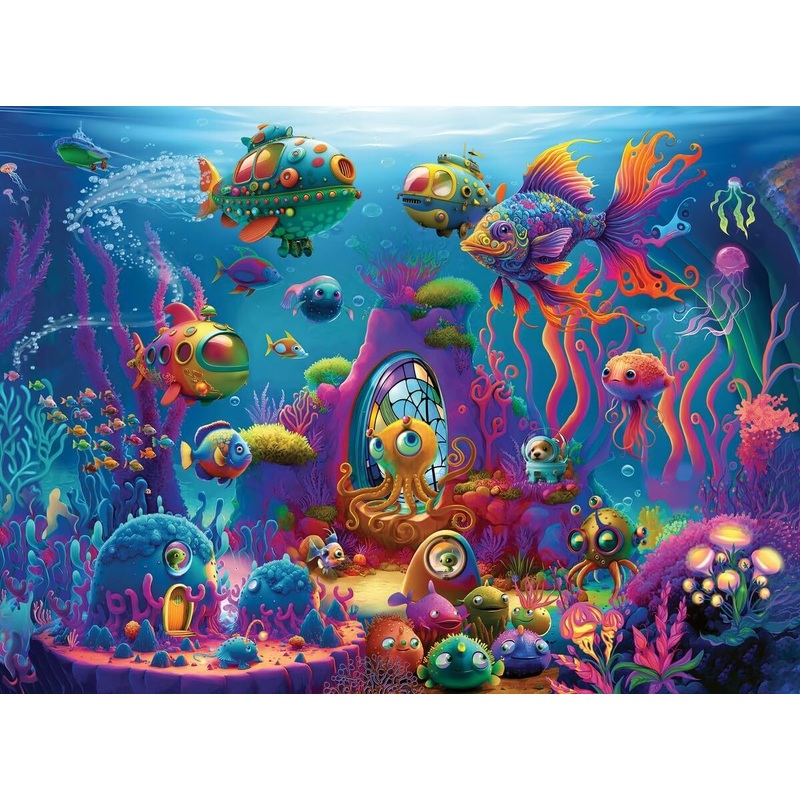 PUZZLE 150PC ALIEN OCEAN