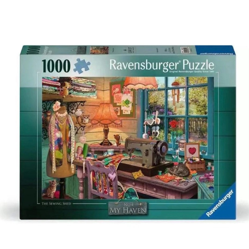 PUZZLE 1000PC MY HAVEN #2 SEWING SHED