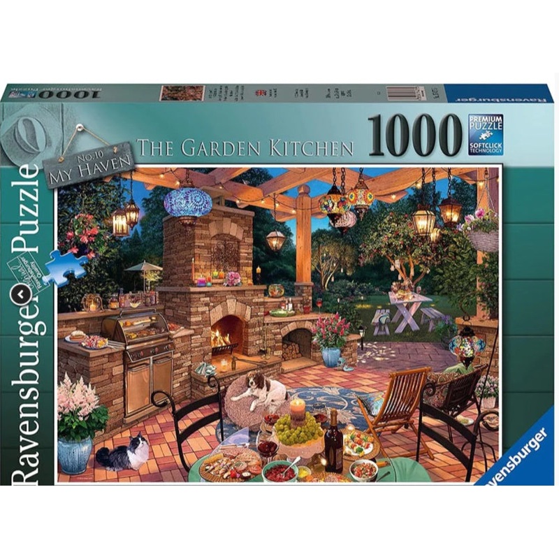 Puzzle 1000Pc My Haven Garden Kitchen