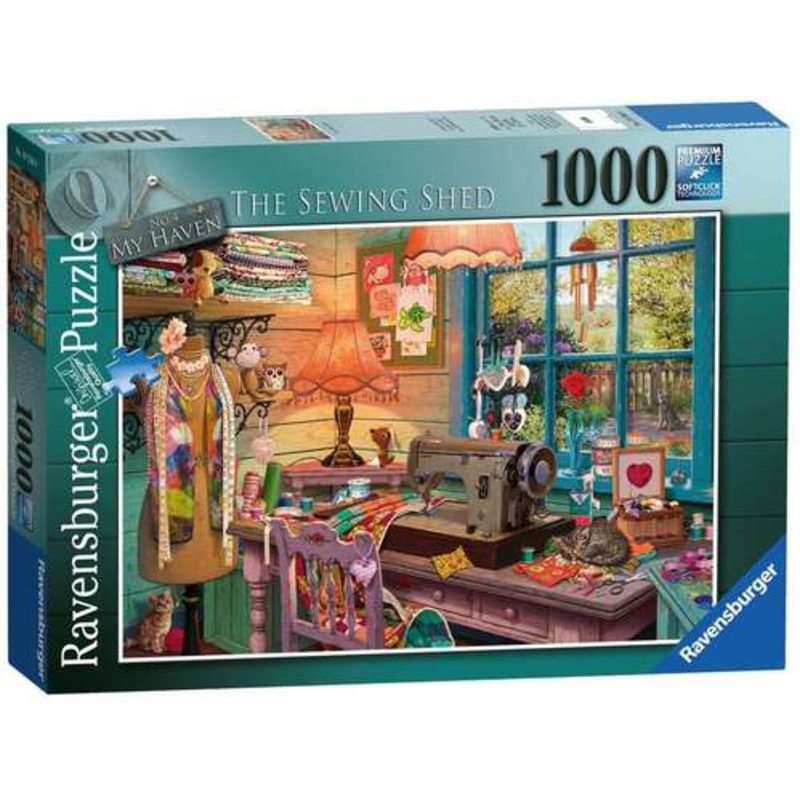 Puzzle 1000Pc My Haven No 2 Sewing Shed