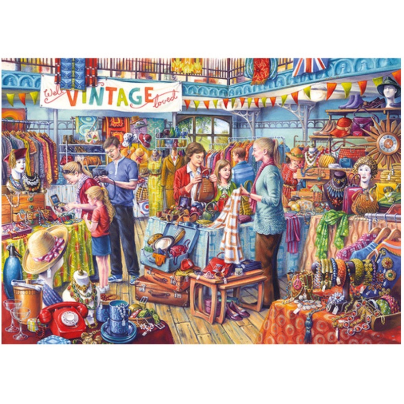 PUZZLE 1000PC NEARLY NEW