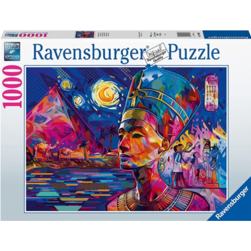 PUZZLE 1000PC NEFERTITI ON THE NILE NEW