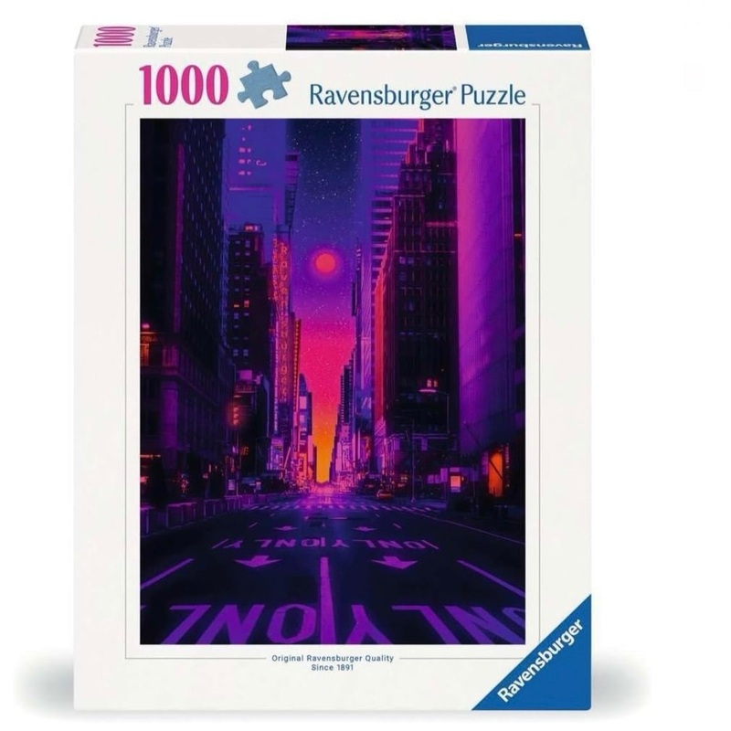 PUZZLE 1000PC NEW YORK IN NEON
