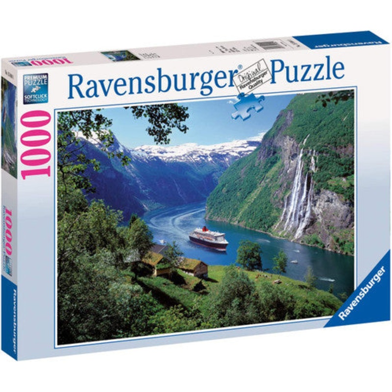 PUZZLE 1000PC NORWEGIAN FJORD NEW