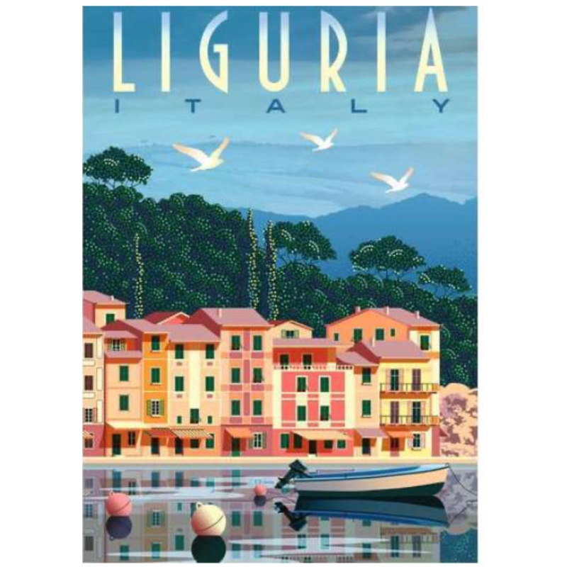 PUZZLE 1000PC POSTCARD FROM LIGURIA