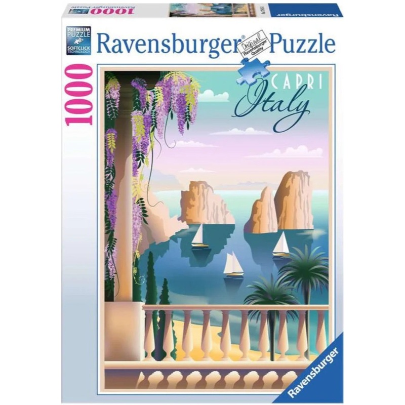PUZZLE 1000PC POSTCARDS FROM CAPRI