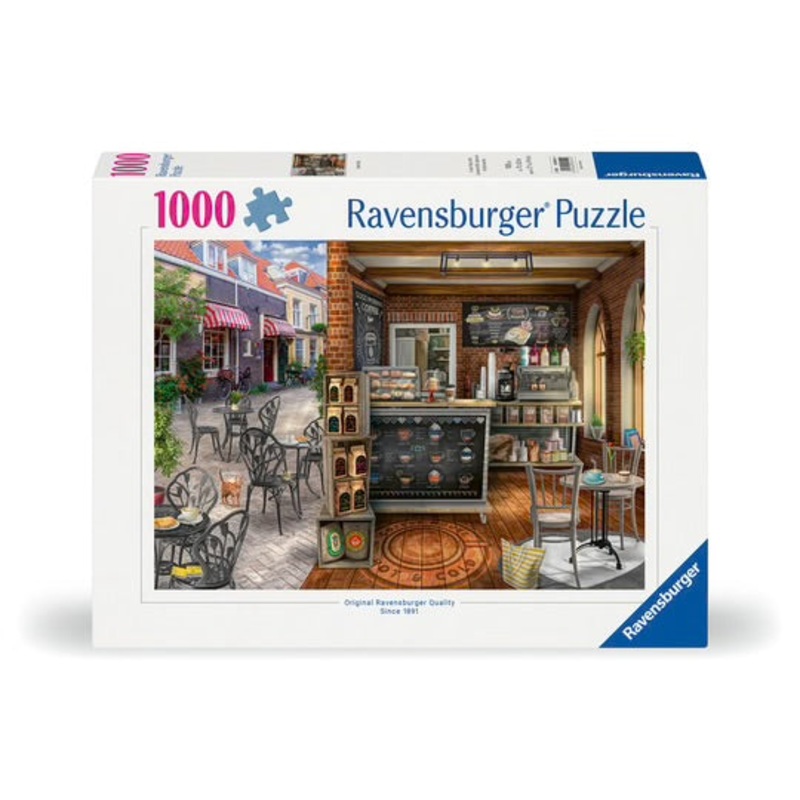 PUZZLE 1000PC QUAINT CAFE
