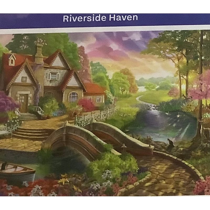 PUZZLE 1000PC RIVERSIDE HAVEN