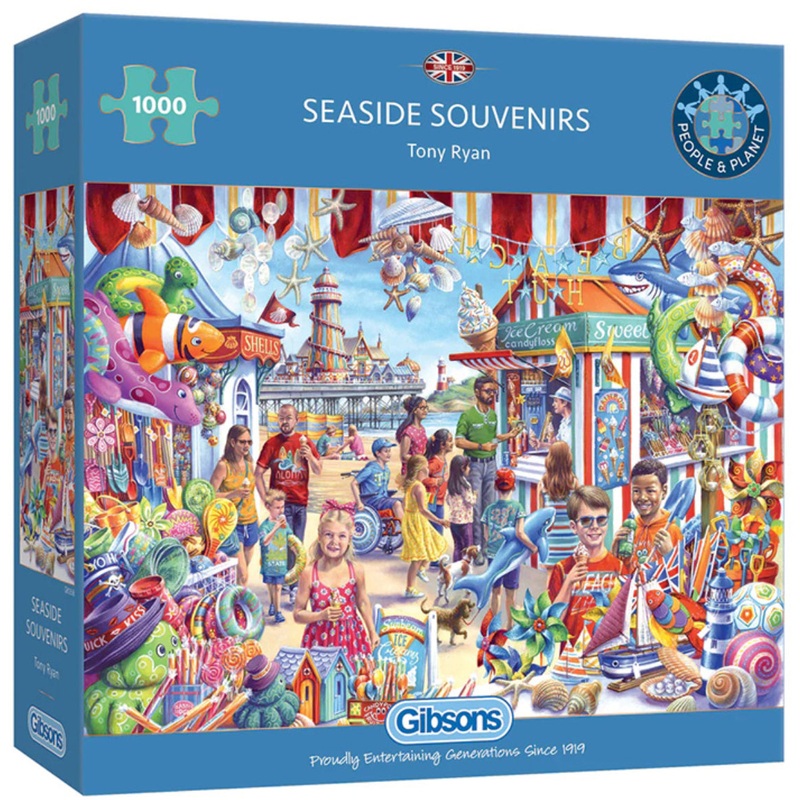 PUZZLE 1000PC SEASIDE SOUVENIRS