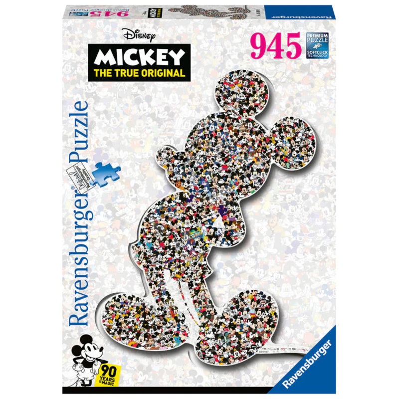 PUZZLE 1000PC SHAPED MICKEY
