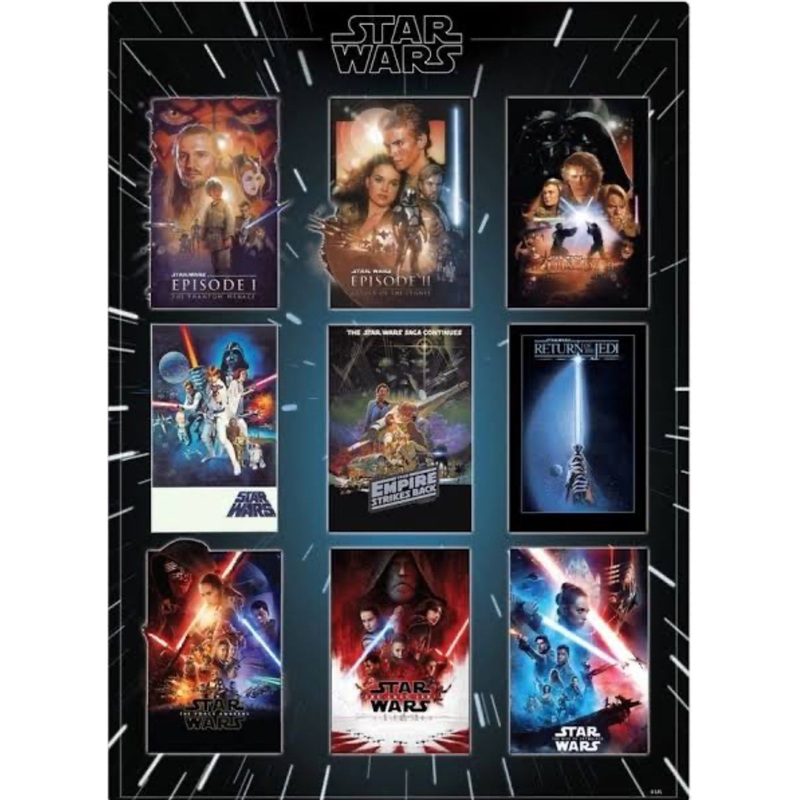 PUZZLE 1000PC STARWARS MOVIE POSTER