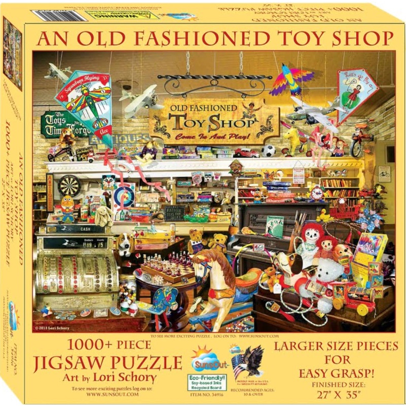 PUZZLE 1000PC SUNOUT OLD FASH TOY SHOP