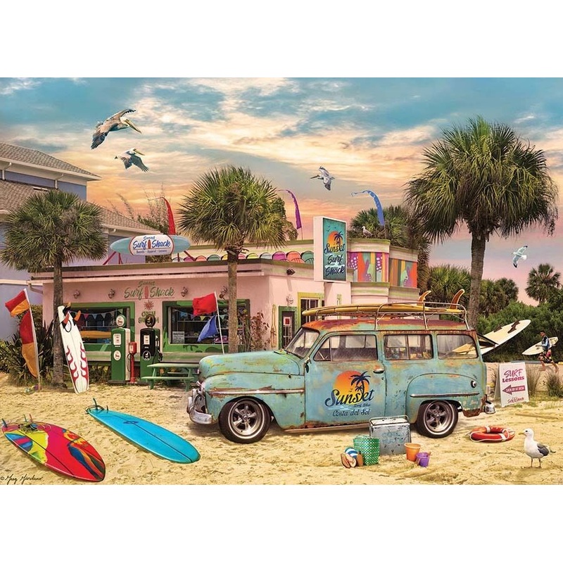 PUZZLE 1000PC SURF SHACK