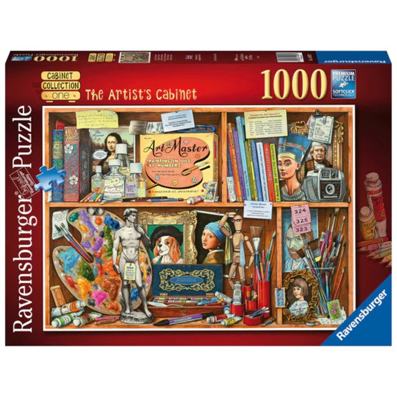 PUZZLE 1000PC THE ARTIST'S CABINET NEW