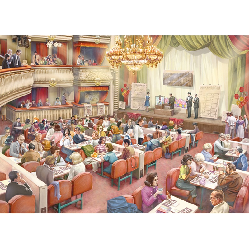 PUZZLE 1000PC THE BINGO HALL