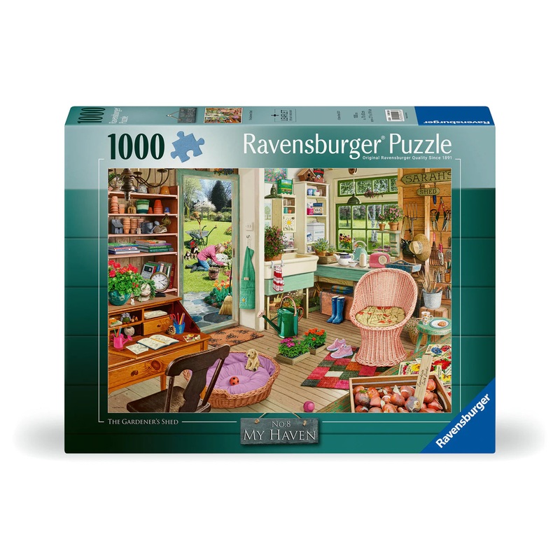 PUZZLE 1000PC THE GARDENERS SHED