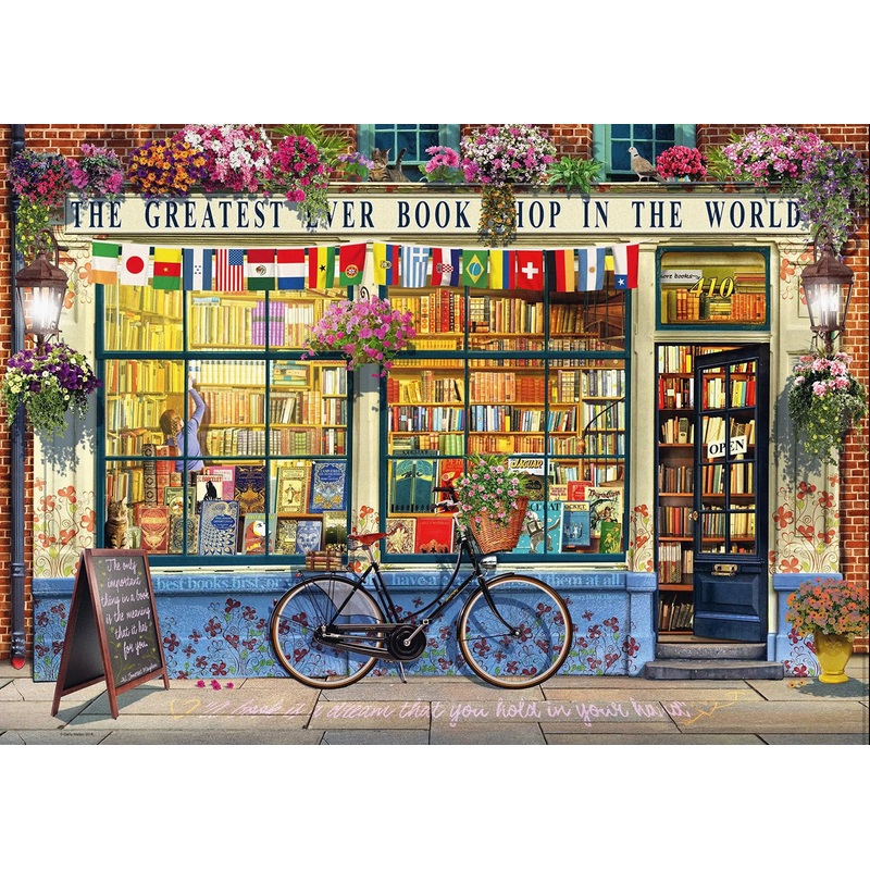PUZZLE 1000PC THE GREATEST BOOKSHOP REFR