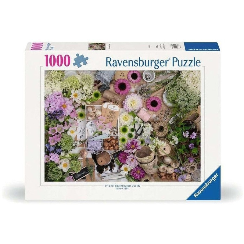 PUZZLE 1000PC THE LOVE OF FLOWERS NEW