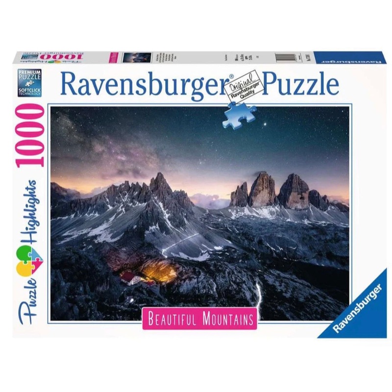 PUZZLE 1000PC THREE PEAKS DOLOMITES