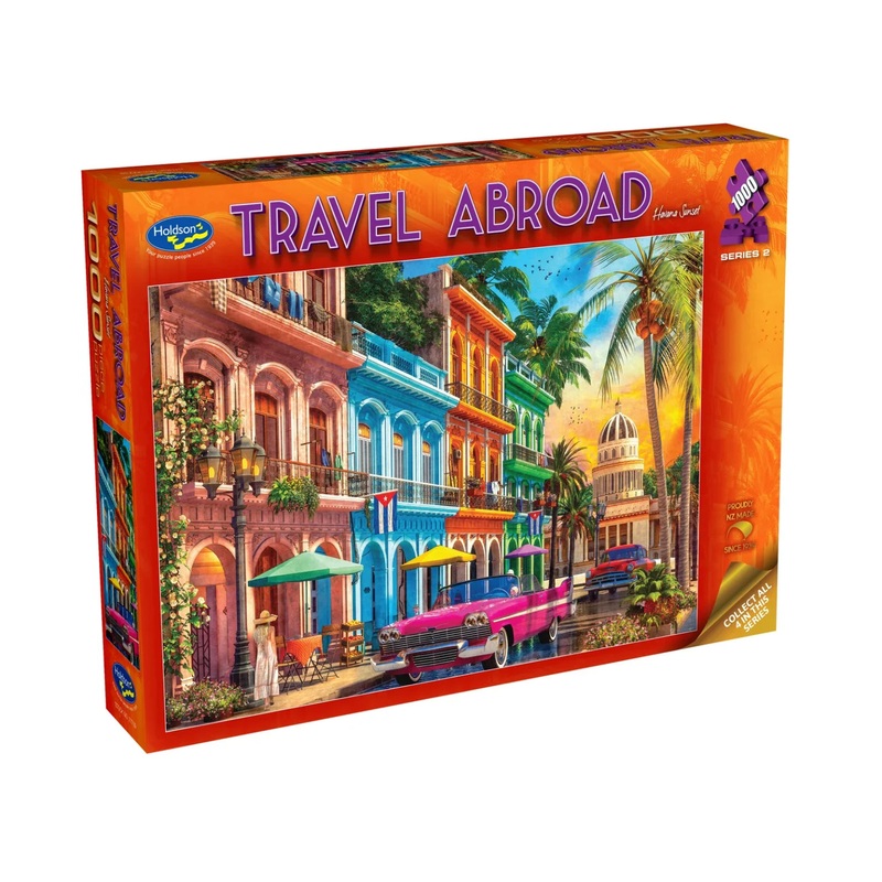 PUZZLE 1000PC TRAVEL ABROAD HAVANA SUNSE