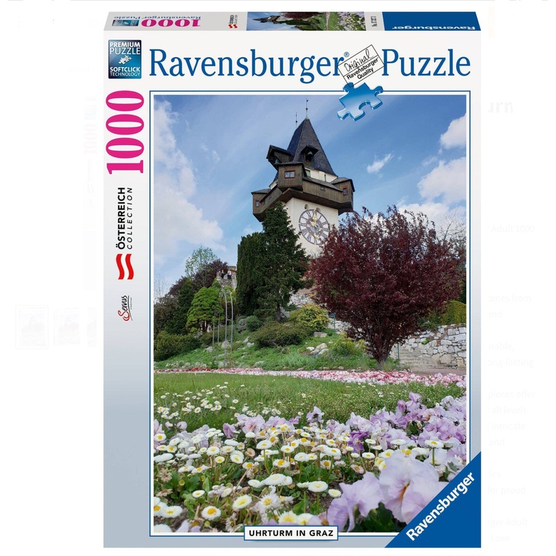 PUZZLE 1000PC UHRTURM IN GRAZ